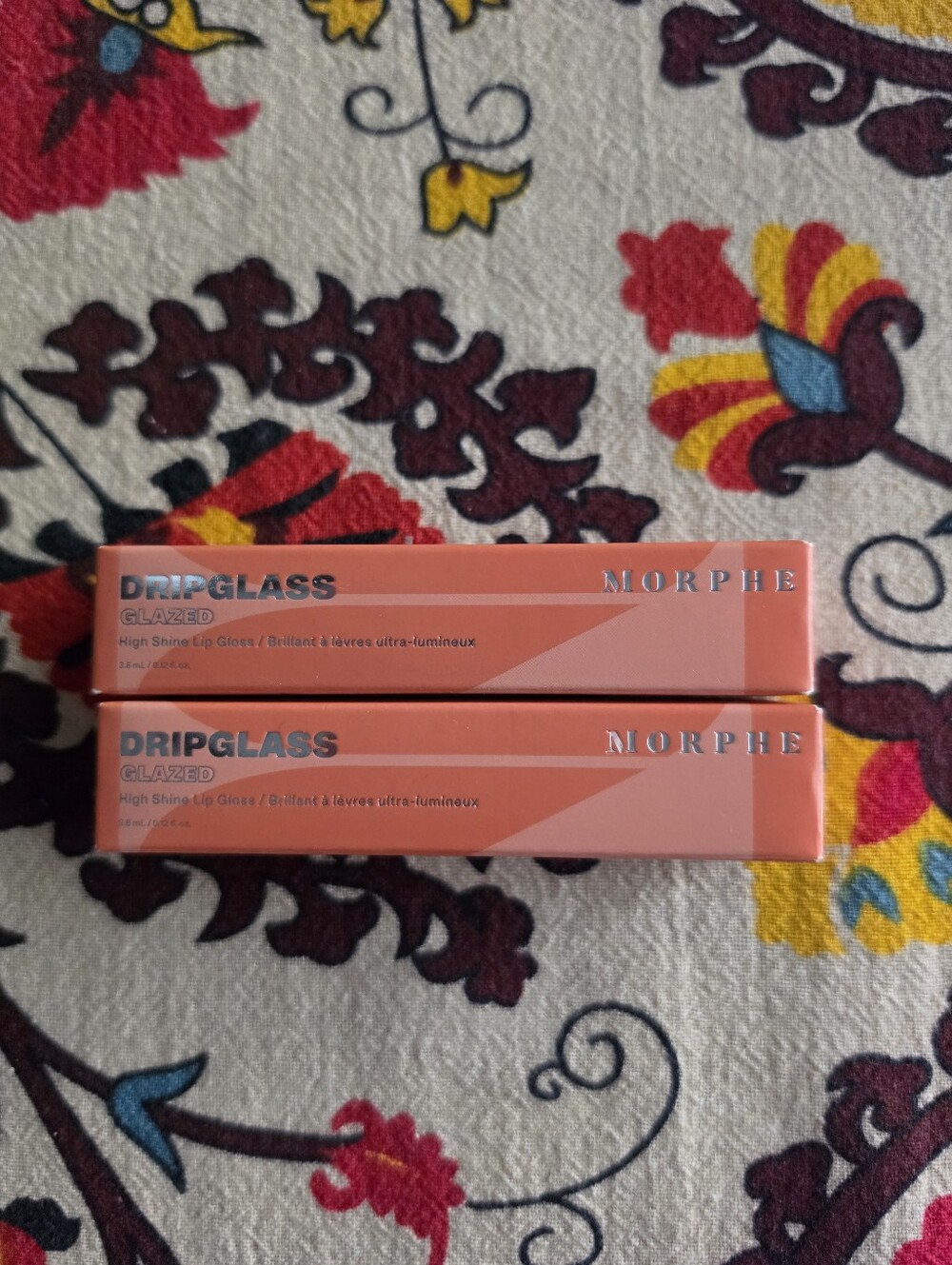 Morphe DripGlass Glazed High Shine Lip Gloss - Peach Prizm Set Of 2